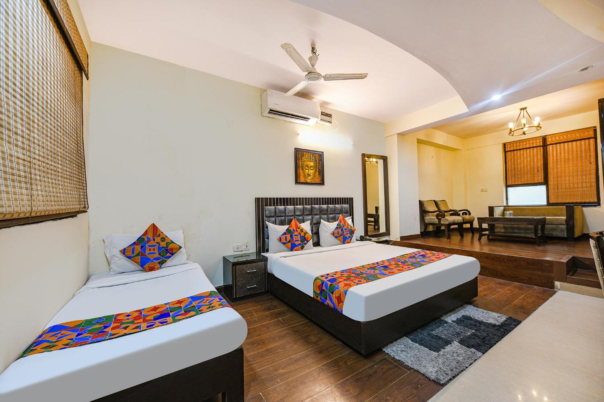 Fabhotel Swiss International Patel Nagar Nova Deli Exterior foto